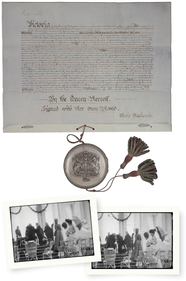 Royal Commission of Assent establishing the Commonwealth of Australia, 9 July 1900