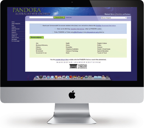 Home page of PANDORA