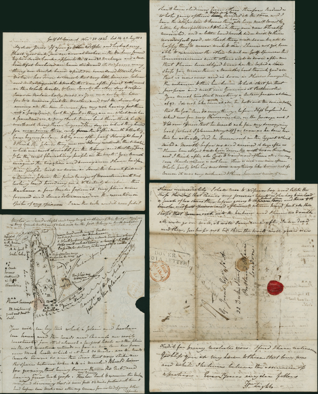 Letter by William Light to his friend George Jone