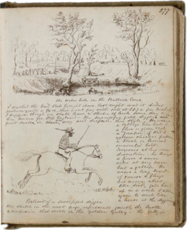 Page from Edward Snell's Diary