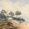 Light, William:  Mr Beares tents, Nepean Bay, Kangaroo Island [artwork],  ca.1836