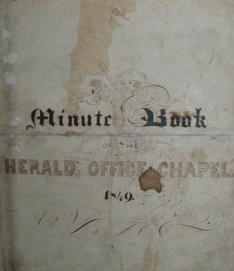 Minute Book of the Herald Office Chapel